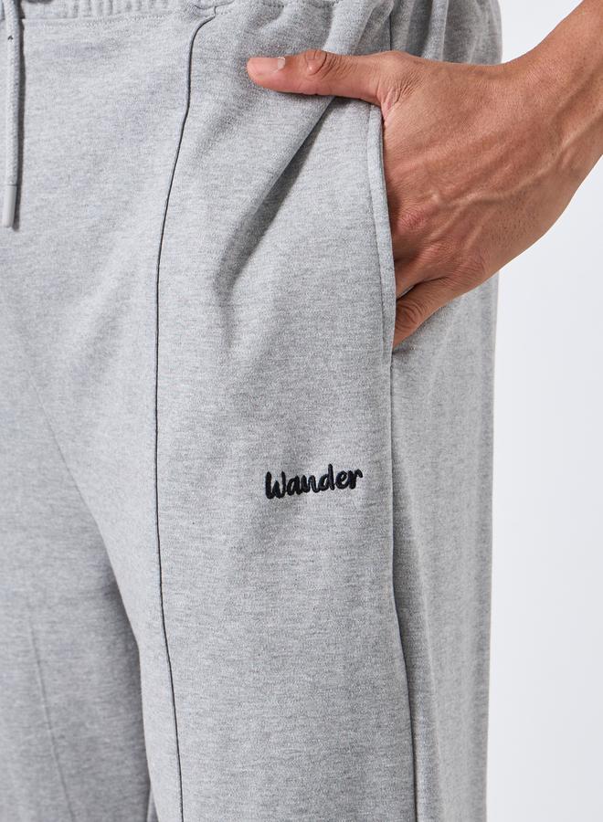 Styli Men Grey Embroidered Relaxed Joggers - Image 2